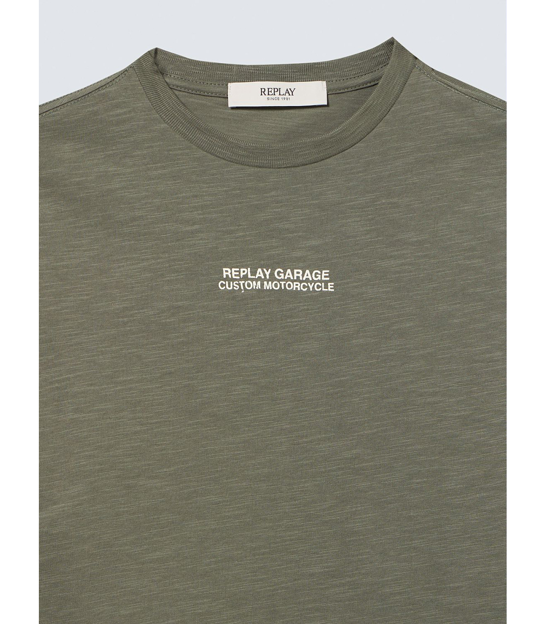 エイジドプリント ロングスリーブTシャツ 詳細画像 ミリタリーグリーン 3